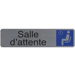 Plaque adhésive de signalisation - Salle d'attente : EXACOMPTA image