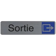 Plaque adhésive de signalisation - Sortie : EXACOMPTA image