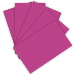 Carton de Bricolage 700 x 1000 mm - Eosine Rose - 300 g/m² FOLIA Lot de 10