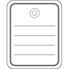 Etiquettes de prix à trou - 48 x 65 mm - Blanc HERMA Lot de 1000 