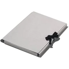 Photo Carton à dessin à ruban - 500 x 700 mm - Gris FOLIA 
