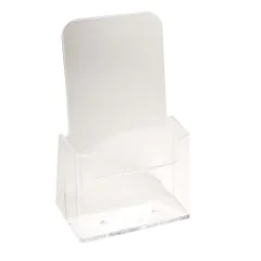 EXACOMPTA 73058D : Porte-documents de table - A6 vertical simple - Cristal