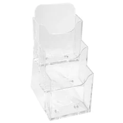 EXACOMPTA 73158D : Porte-documents de table - A6 vertical simple - Cristal