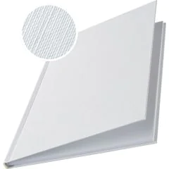 Lot de 10 chemises pour Thermorelieuse - 36-70 feuilles A4 - Blanc : LEITZ impressBind Hard Cover Visuel