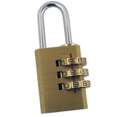 Cadenas en laiton Code 3 chiffres - 30 mm PAVO