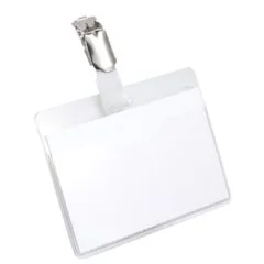 Photo Badges avec clip et ouverture sur le haut DURABLE