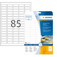Étiquettes adhésives plastifiées - 37 x 13 mm HERMA 8337