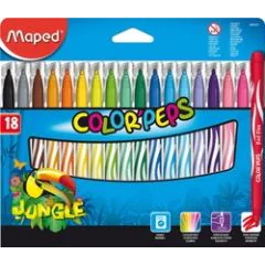 Étui de 18 feutres - Color'Peps Jungle - Assortiment MAPED Image