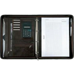 Serviette-Classeur A4 en simili-cuir - MASSA Marron : ALASSIO Photo