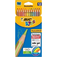Étui de 12 Crayons de couleur - Tropicolors : BIC KIDS Modèle