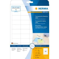 HERMA Étiquettes transparentes 48,3 x 25,4 mm 4680