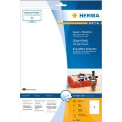 HERMA Étiquettes pour bouteilles 210 x 297 mm 8895 Blanc