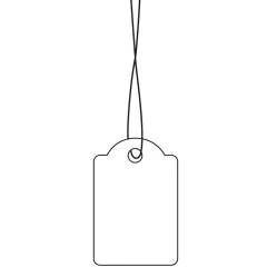 HERMA  : Lot de 1000 étiquettes à trou et ficelle 6925 - 25 x 38 mm