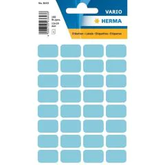 HERMA 3643 : Lot de 160 étiquettes adhésives - 12,0 x 19,0 mm - Bleu