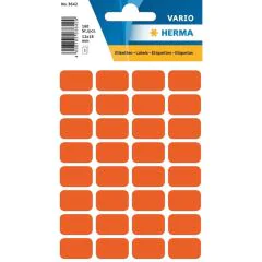 HERMA 3642 : Lot de 160 étiquettes adhésives - 12,0 x 19,0 mm - Rouge