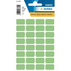 HERMA 3645 : Lot de 160 étiquettes adhésives - 12,0 x 19,0 mm - Vert