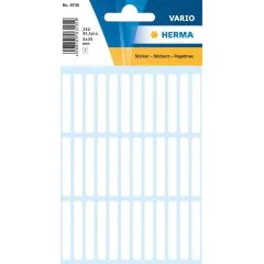 HERMA 3735 : Lot de 252 étiquettes adhésives - 5,0 x 35,0 mm - Blanc