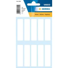 HERMA 3737 : Lot de 70 étiquettes adhésives - 13,0 x 50,0 mm - Blanc