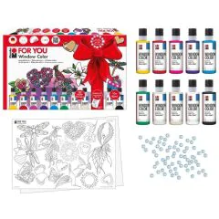 Photo Kit de peinture Window Color - Fun et Fancy MARABU For You