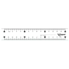 Règle plate en plastique - 150 mm MAPED Start