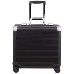 Image Valise trolley en aluminium - 4 Roues 360 degrés - Noir ALUMAXX Gemini