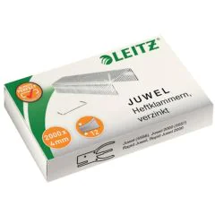 Photo LEITZ : Boite de 2000 agrafes zinguées - JUWEL 4 mm - 5640-00-00