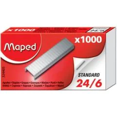 MAPED Boîte de 1000 Agrafes - 24/6 (Fournitures) image