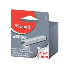 MAPED : Boite de 5000 agrafes zinguées - 19 1/4, 6mm - 326602