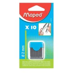 MAPED : Lot de 10 Mines de compas - 2 mm Dessin image