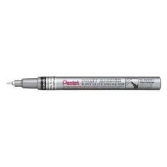 Photo Marqueur laque décoratif - 0,6 mm - Argent PENTEL Paint Marker 