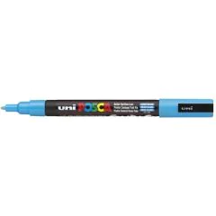 Marqueur peinture Posca PC 3M - Bleu ciel : UNI-BALL photo