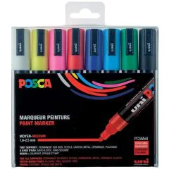 POSCA PC-5M/8  8 Marqueurs peinture - Assortiment