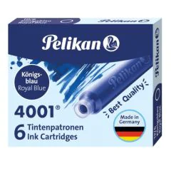 Image Boite de 6 Cartouches d'encre - Bleu royal PELIKAN