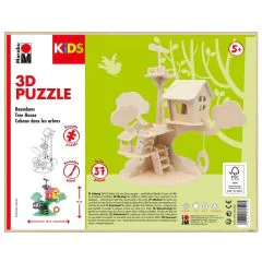 Photo Puzzle 3D en bois - Cabane dans l'arbre MARABU KIDS