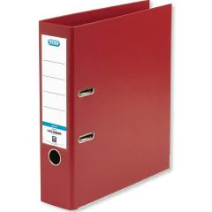 Classeur à levier en PP - Dos 80 mm Rouge ELBA Smart Pro+