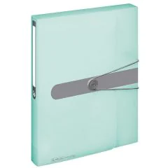 Photo Chemise à élastique A4 - 400 feuilles - Menthe Translucide HERLITZ Easy Orga