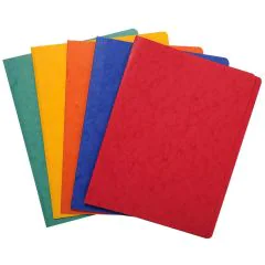 Chemise à dos rainé A4 Lustro carte - Assortiment de couleurs Exacompta 11500H