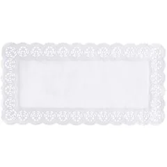 Photo Napperon en papier - Rectangle - 400 x 200 mm - Blanc PAP STAR