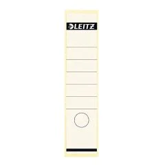 Photo Etiquettes Dos de classeur - 61 x 285 mm - Blanc : LEITZ Lot de 100 - 1640-10-01