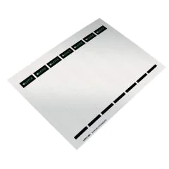 Photo Etiquettes à insérer pour dos de classeur - 31 x 190 mm - Gris : LEITZ Lot de 100 - 1681-00-85