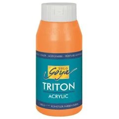 Photo Peinture acrylique Triton Acryl Basic - 750 ml - Orange C. KREUL  flacon