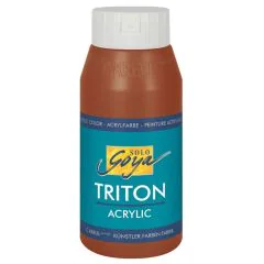 Photo Peinture acrylique Triton Acryl Basic - 750 ml - Marron oxyde foncé C. KREUL  flacon