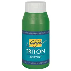 Photo Peinture acrylique Triton Acryl Basic - 750 ml - Vert feuillage C. KREUL  flacon