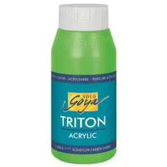 Photo Peinture acrylique Triton Acryl Basic - 750 ml - Vert jaunâtre C. KREUL  flacon