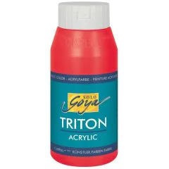 Photo Peinture acrylique Triton Acryl Basic - 750 ml - Rouge cerise C. KREUL  flacon