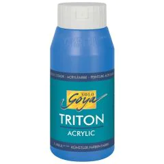 Photo Peinture acrylique Triton Acryl Basic - 750 ml - Bleu primaire C. KREUL  flacon