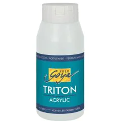 Photo Peinture acrylique Triton Acryl Basic - 750 ml - Argent C. KREUL  flacon