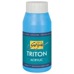 Photo Peinture acrylique Triton Acryl Basic - 750 ml - Bleu lumière C. KREUL flacon