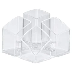 Photo Pot à crayons 4 compartiments - SCALA - Incolore : HAN 17450-23