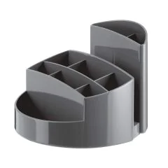 Photo Pot à crayons 9 compartiments RONDO - Gris : HAN 17460-191